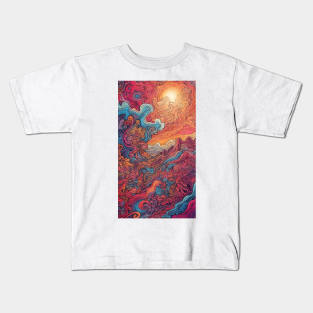 cool abstract scene Kids T-Shirt